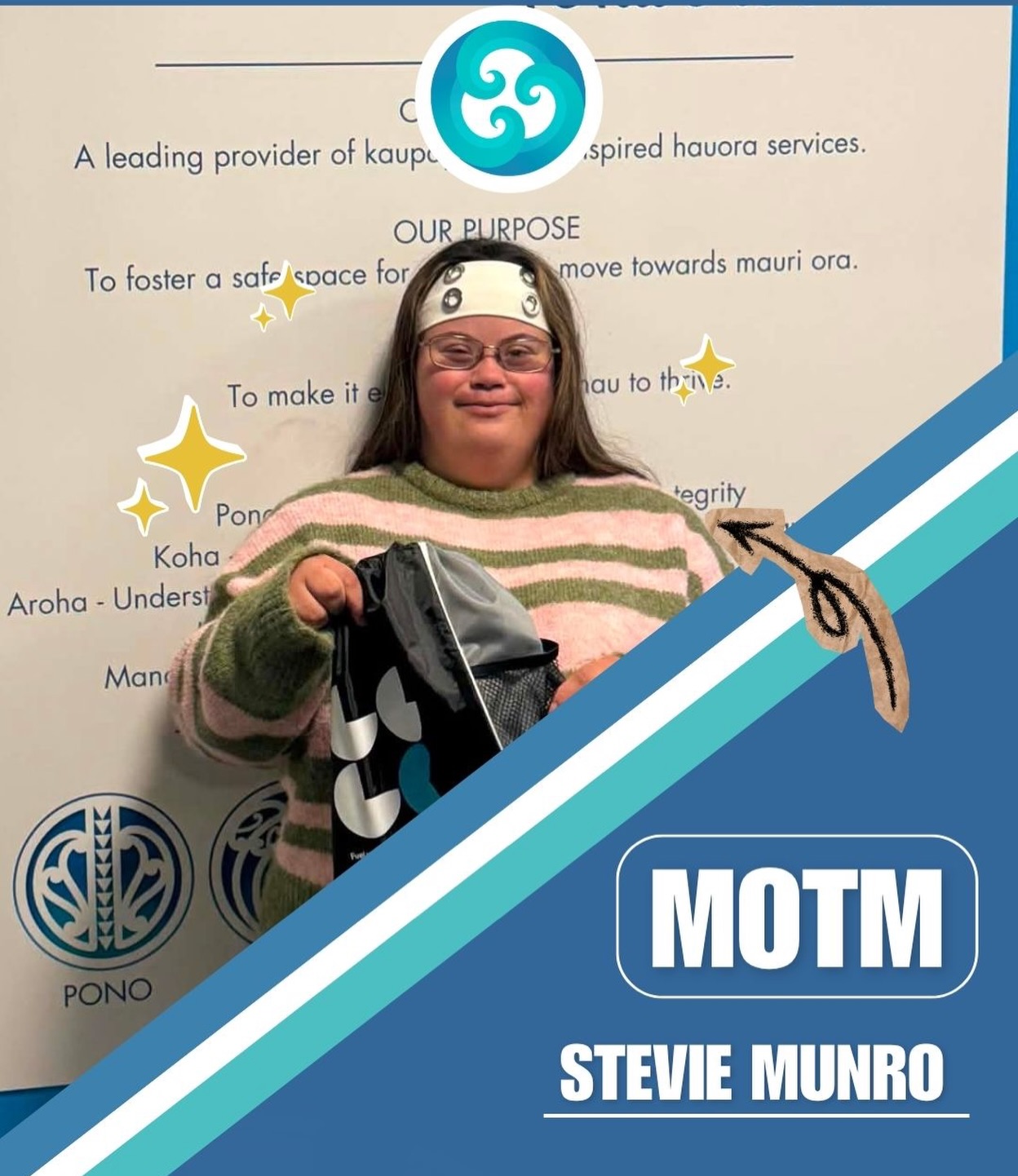 This lovely lady needs no introduction!! Stevie always brings her positive vibes and “go gett’em” attitude in and out of the gym! Stevie embodies are Hauora values! And we want to celebrate it!🤩

Huge shoutout to our sponsors at @vendingdirectnz for sponsoring our MOTM!! and keeping our members fuelled and energised 💪🏽

Keep it up Stevie!🩵