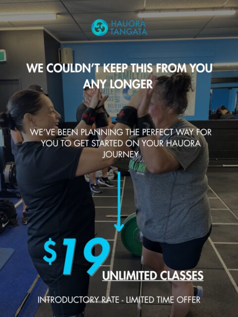 🌱🤩 UNLIMITED CLASSES & 24/7 GYM ACCESS 📸👀

It’s made for YOU! The perfect Intro-Offer to kickstart a Hauora journey, reset the body and get into a rhythm 🎶 

Join our community in the classroom where strength meets confidence and flexibility meets determination 🤝 

🔗Follow the link to our website —Jump into the fun today🔗 

#hauora #groupfitness #nzgym #whanau